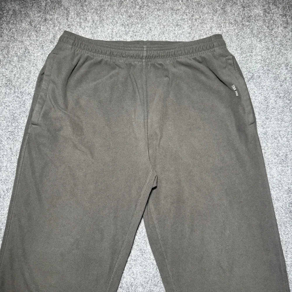 The North Face TKA 100 Fleece Pants Grey Size Men Medium Fit 30x30 Warm Cozy